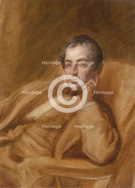 Washington Irving, c. 1840. Creator: Daniel Huntington.