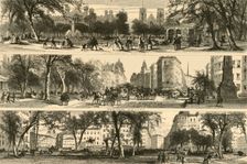 Washington, Madison, and Union Squares c1870. Creator: William James Palmer