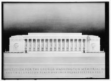 Washington Memorial - drawings, between 1914 and 1917. Creator: Harris & Ewing