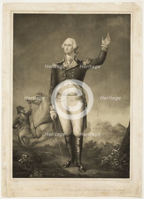 Washington Monument, 1846. Creator: August Hoen.