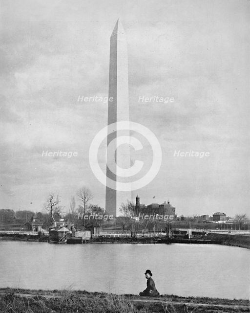'Washington Monument, Washington D.C.', c1897. Creator: Unknown.