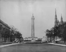 Washington Monument, Baltimore c1897. Creator: Unknown