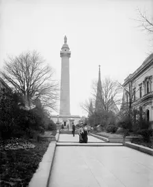 Washington Monument, Baltimore, Md., 1902. Creator: Unknown