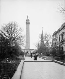 Washington Monument, Baltimore, Md., 1902. Creator: Unknown