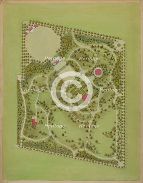 Washington Park, c. 1936. Creator: Meyer Goldbaum.