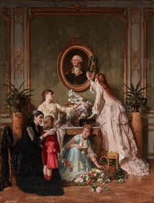 Washington's Birthday, 1878. Creator: Charles Baugniet