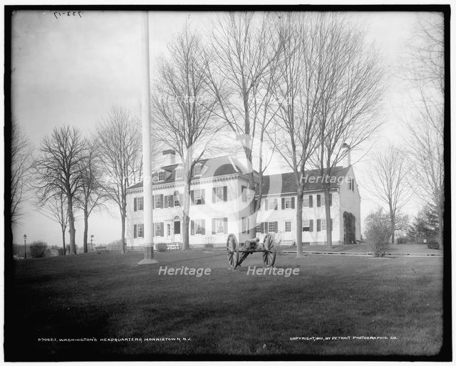 Washington's headquarters i.e. Ford Mansion, Morristown, N.J., c1901. Creator: Unknown.