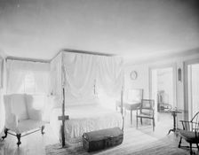 Washington's room at Mt. Vernon, c.between 1910 and 1920. Creator: Unknown