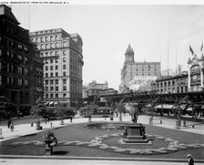 Washington St. from Fulton, Brooklyn, N.Y., between 1900 and 1920. Creator: Unknown