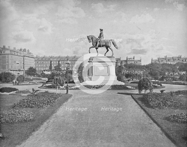 'Washington Statue, Public Garden, Boston', c1897. Creator: Unknown.