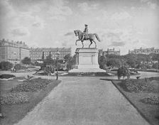 Washington Statue, Public Garden, Boston c1897. Creator: Unknown