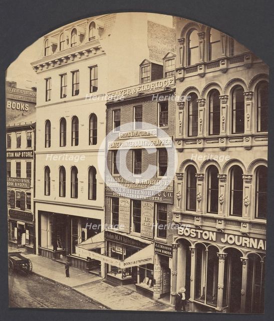 Washington Street, Boston, ca. 1860. Creator: James Wallace Black.