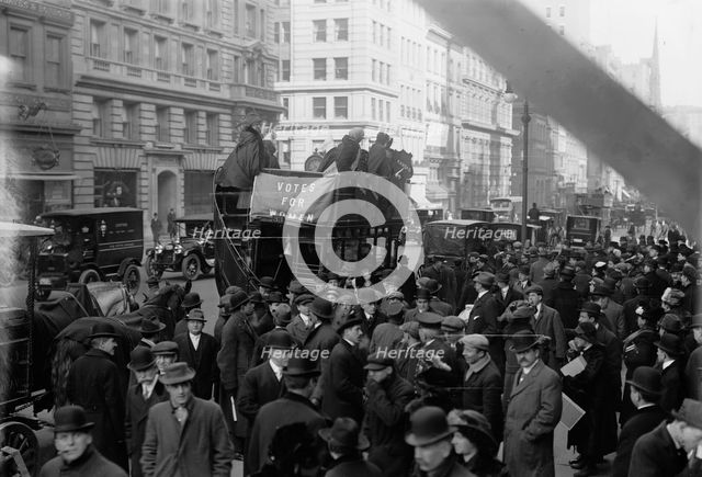 Washington suffrage hikers, 1913. Creator: Bain News Service.