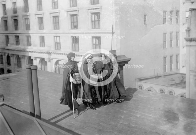 Washington suffrage hikers, 1913. Creator: Bain News Service.