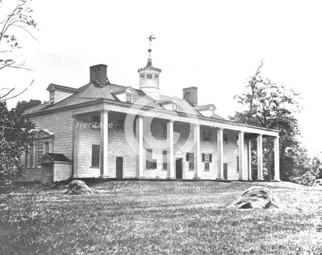 Washington's Home, Mount Vernon, Virginia, USA, c1900. Creator: Unknown.