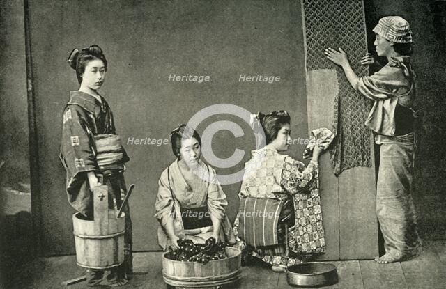 'Washing', 1891. Creator: Unknown.