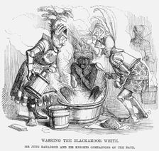 Washing the Blackamoor white 1858. Creator: Unknown