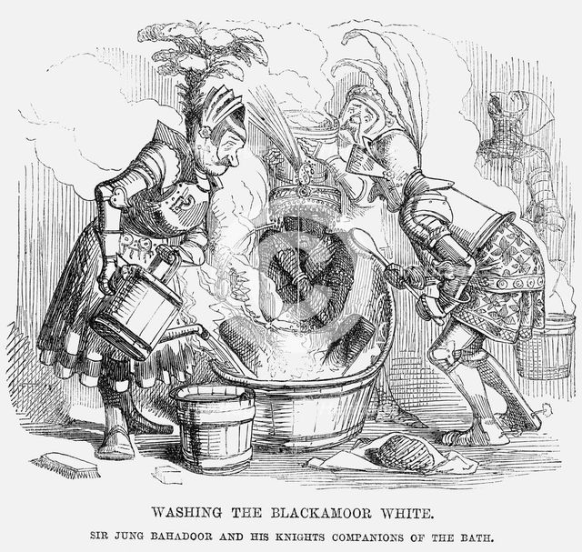 'Washing the Blackamoor white', 1858. Creator: Unknown.