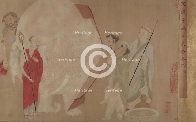 Washing the Sacred Elephant. Creator: Unknown.