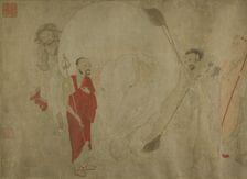 Washing the White Elephant, Ming dynasty (1369-1644), late 16th century. Creator: Unknown