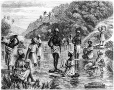 Washing clothes, Santo Domingo, 1873
