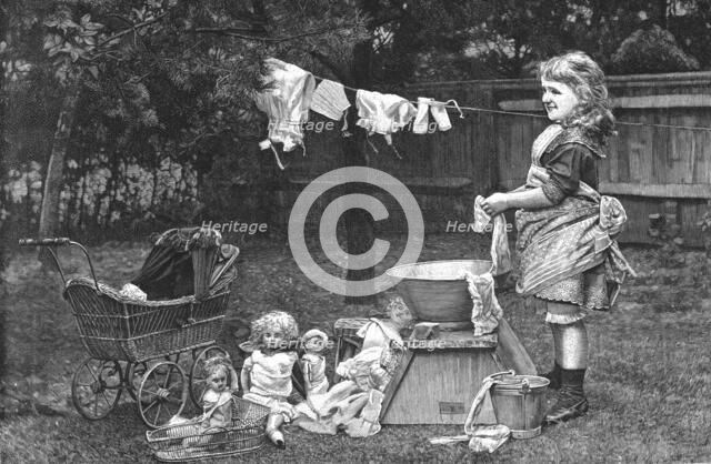 ''Washing Day', 1888. Creator: Unknown.