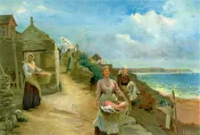 Washing Day 1905. Artist: Alf Cooke