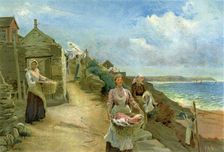 Washing Day 1905. Artist: Alf Cooke