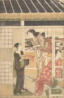 Washing Day, ca. 1788. Creator: Kitagawa Utamaro