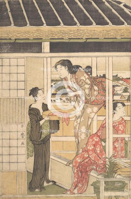 Washing Day, ca. 1788. Creator: Kitagawa Utamaro.