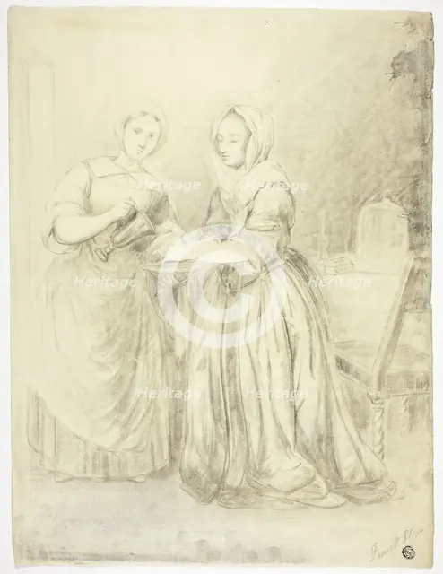 Washing of Hands, n.d. Creator: Frank Stone.