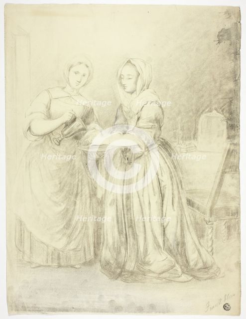 Washing of Hands, n.d. Creator: Frank Stone.