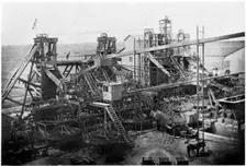 Washing plant at De Beers diamond mines, Kimberley, South Africa, c1900. Artist: Anon