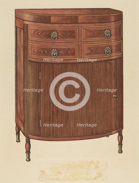 Washstand, 1935/1942. Creator: Unknown.