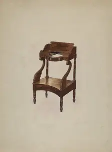 Washstand, c. 1941. Creator: Anne B. Trepagnier