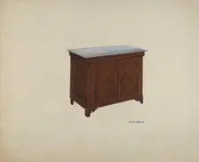 Washstand, c. 1941. Creator: Joseph Cannella