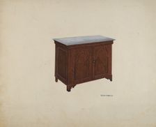 Washstand, c. 1941. Creator: Joseph Cannella