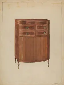 Washstand, c. 1936. Creator: Nicholas Gorid