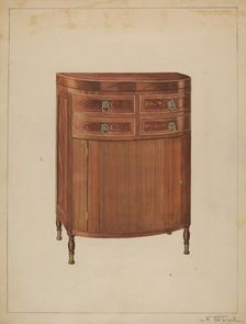 Washstand, c. 1936. Creator: Nicholas Gorid