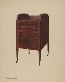Washstand, c. 1937. Creator: Ulrich Fischer