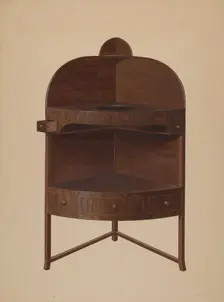 Washstand, c. 1939. Creator: Henry Moran