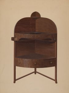 Washstand, c. 1939. Creator: Henry Moran