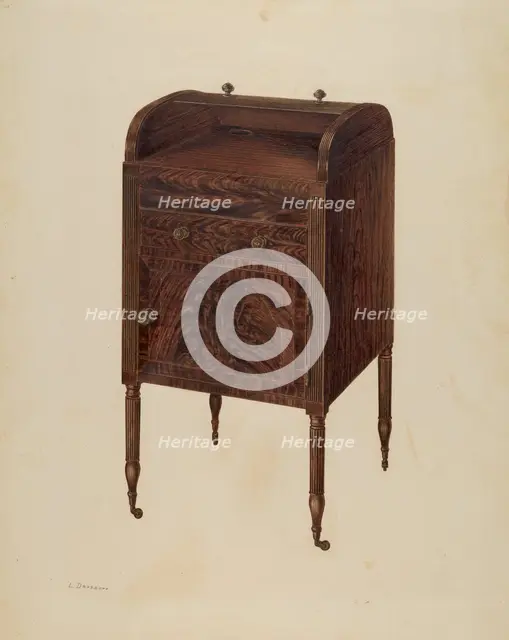 Washstand, c. 1939. Creator: Leo Drozdoff.