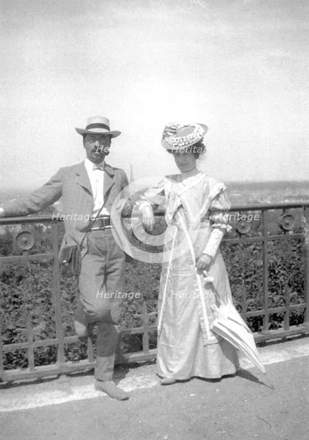 Wassily Kandinsky and Gabriele Muenter, 1906-1907.