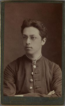 Wassily Kandinsky at the age 19, c1885. Creator: Photo studio Viktor Dimo, Odessa