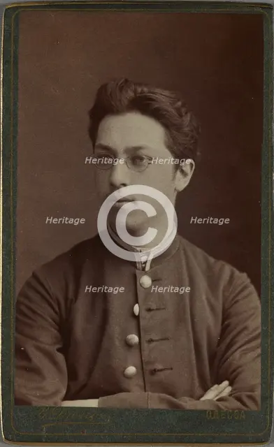 Wassily Kandinsky at the age 19, c1885. Creator: Photo studio Viktor Dimo, Odessa  .