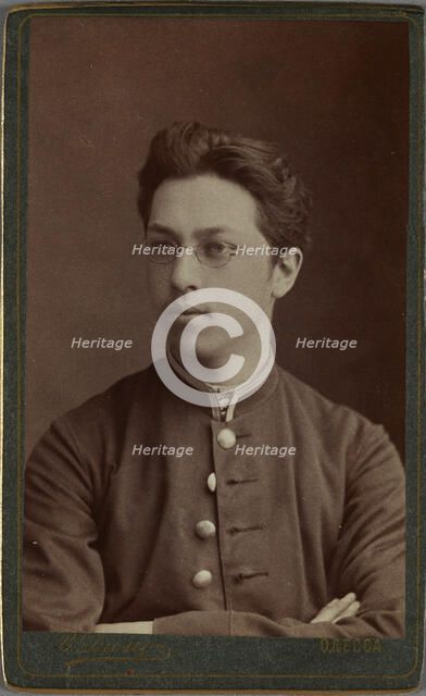 Wassily Kandinsky at the age 19, c1885. Creator: Photo studio Viktor Dimo, Odessa  .