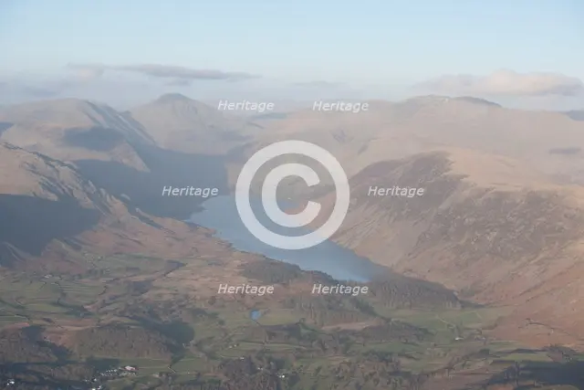 Wast Water, Kirk Fell and Scafell, Cumbria, 2015. Creator: Historic England.