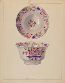 Waste Bowl, 1936. Creator: J. Howard Iams