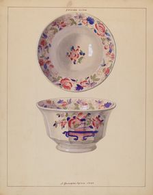 Waste Bowl, 1936. Creator: J. Howard Iams